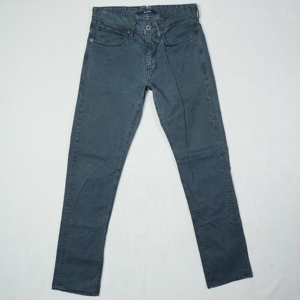 Incotex Slate Blue Men's Slim Pants